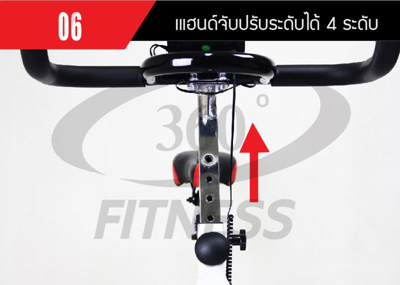 จักรยานปั่นออกกำลังกาย Spin Bike 15KG. รุ่น AM-S1000