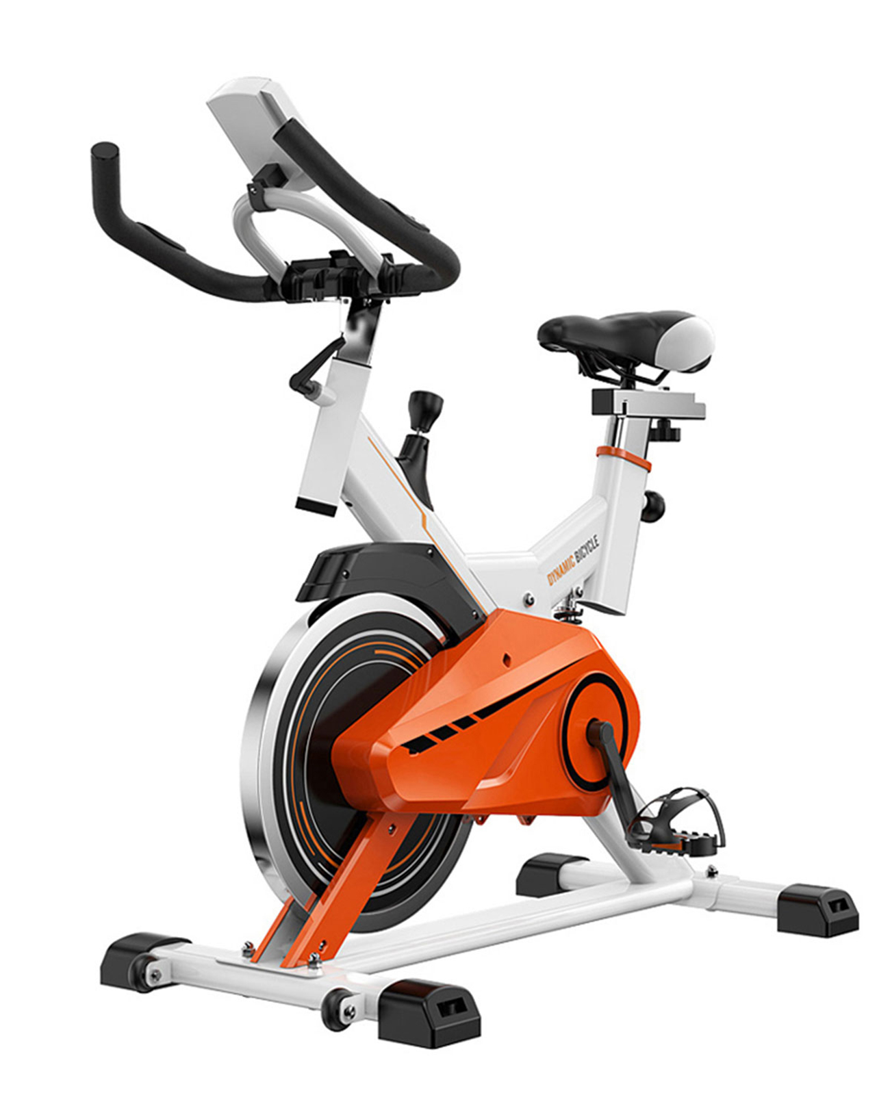 จักรยานนั่งปั่นออกกำลังกาย x-sport รุ่น JTS615 สีขาว-ส้ม